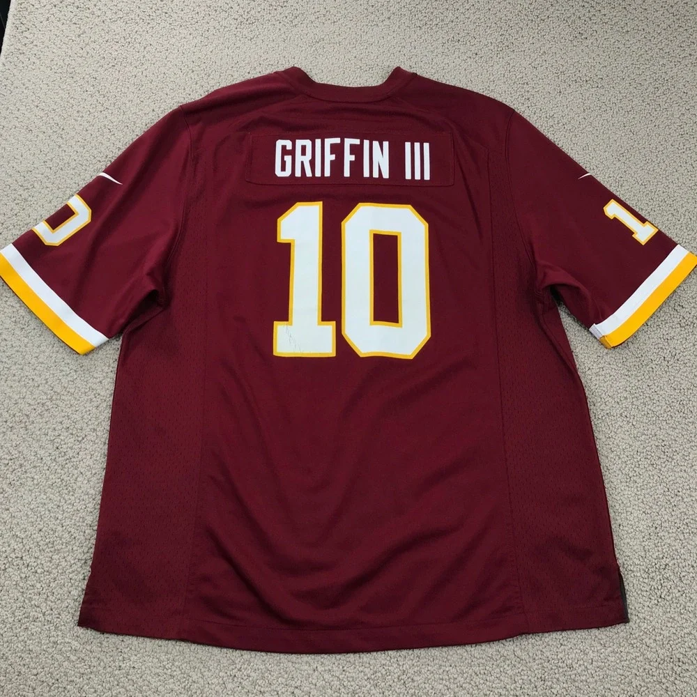 Nike NFL Washington Redskins Robert Griffin III RG3 Jersey XL Burgundy 10 58323